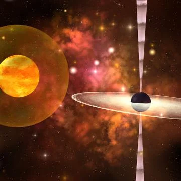 Black hole Stock Illustration