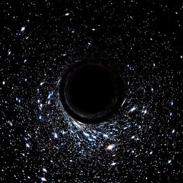 Black hole Illustrazione stock
