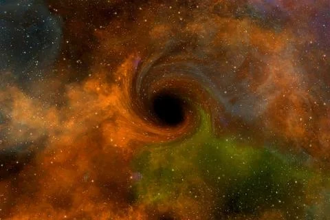 Black Hole Stock Illustration