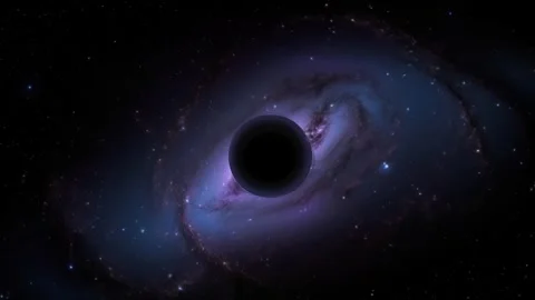 Black Hole inside Shining Nebula Deep Sp... | Stock Video | Pond5