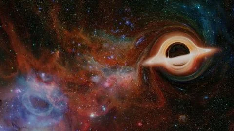 Black hole in the nebula. Elements of this image furnished by NASA Stockfoto's