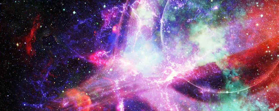 Black hole in the nebula. Elements of this image furnished by NASA Foto stock