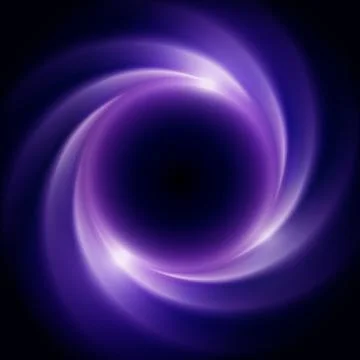 Black Hole in Outer Space. Abstract background Stock Illustration