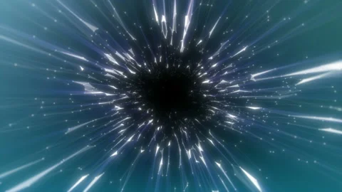 Black hole pulls in nebula star space time funnel pit seamless loop animation Stock Footage 112800467