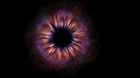 Black hole with red Stock Footage 7953390