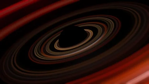 Black hole representation. Seamless loop animation. Astronomy concept. Stock Footage 279780347