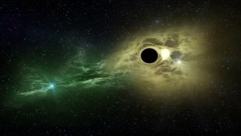 Black Hole Rotation Stock Footage 81677155