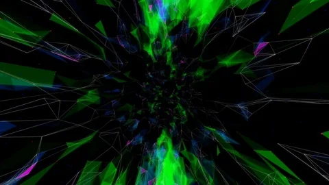 Black hole shine.Abstract plexus background for different events and projects Stock Footage 79500534