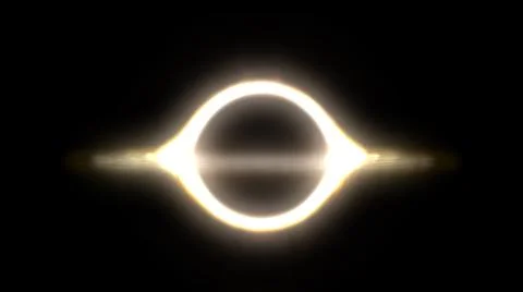 Black hole singularity event horizon space wormhole space stellar interstellar Stock Illustration