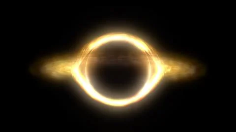 Black hole singularity event horizon space wormhole space stellar interstellar Stock Illustration