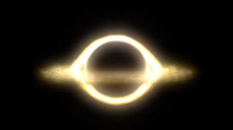 Black hole singularity event horizon space wormhole space stellar interstellar Stock Illustration