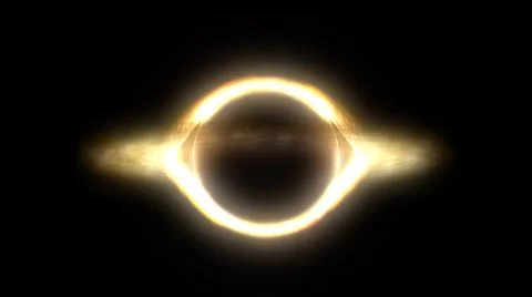 Black hole singularity event horizon space wormhole space stellar interstellar Stock Illustration