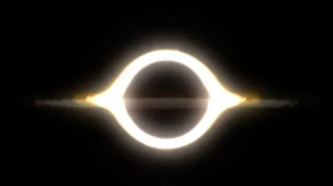 Black hole singularity event horizon space wormhole space stellar interstellar Stock Illustration