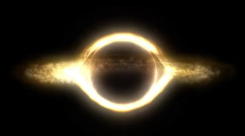 Black hole singularity event horizon space wormhole space stellar interstellar Stock Illustration