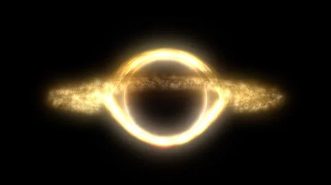 Black hole singularity event horizon space wormhole space stellar interstellar Stock Illustration