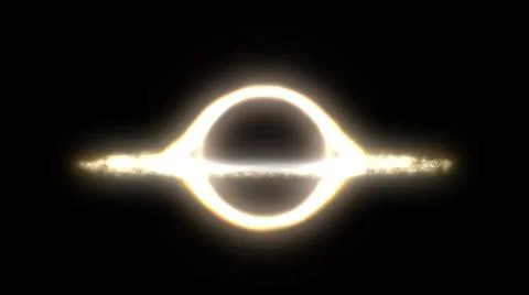 Black hole singularity event horizon space wormhole space stellar interstellar Stock Illustration