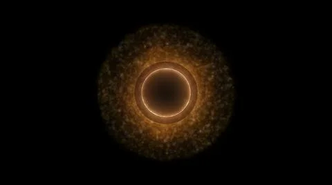 Black hole singularity event horizon space wormhole space stellar interstellar Stock Illustration
