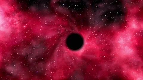 Black Hole Somewhere Inside Nebula Eating Stars and Gas Stock Footage 132310079