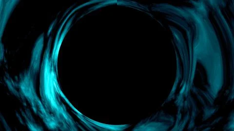 Black hole in space. Abstract digital backdrop Illustrazione stock