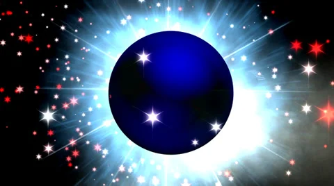 Black hole in space Stock Footage 33252217