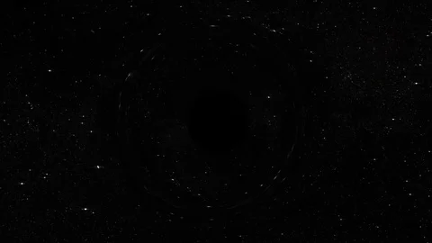 Black hole in space Stock Footage 81755634