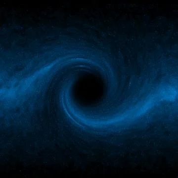 Black hole in space Stock Illustration