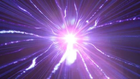Black Hole in space, light Illustrazione stock