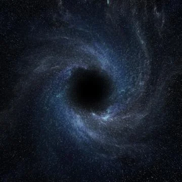 Black hole in space Stock Photos