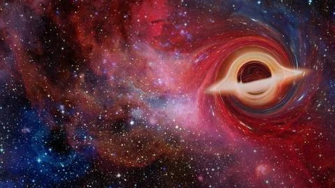 Black hole system. Elements of this image furnished by NASA Stock Photos
