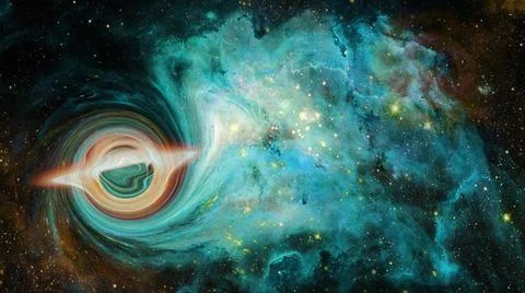 Black hole system. Elements of this image furnished by NASA Black hole sys... Stockfoto's