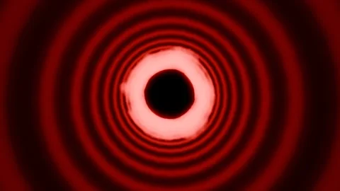 Black Hole Vortex Red: 4K Endless Loop Stock Footage 305191436