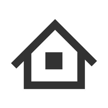 Black home icon Stock Illustration