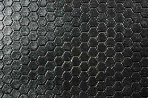 Black honeycomb pattern Stock Photos