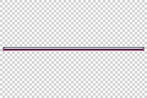 Black horizontal line on white background minimalist transparent background Stock-Illustration