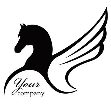 Black horse Stock-Illustration