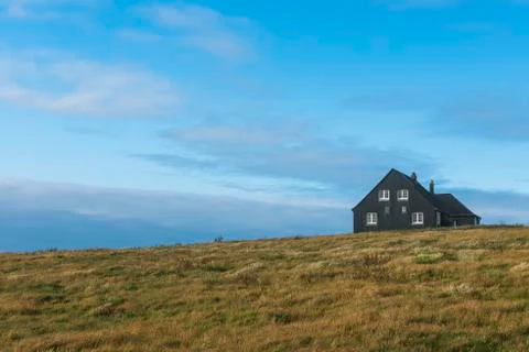 Black house Stock Photos
