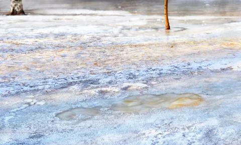 Black ice 2. Stock Photos