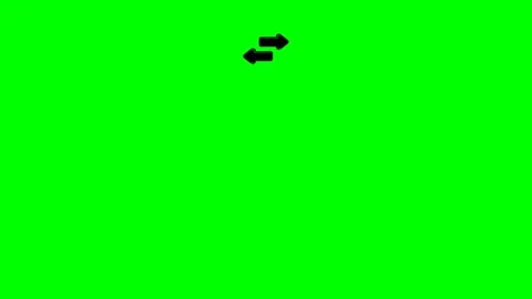 Black icon arrows left right side animation Video stock 339473274