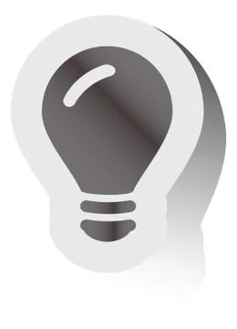 Black icon on a gray background Stock Illustration
