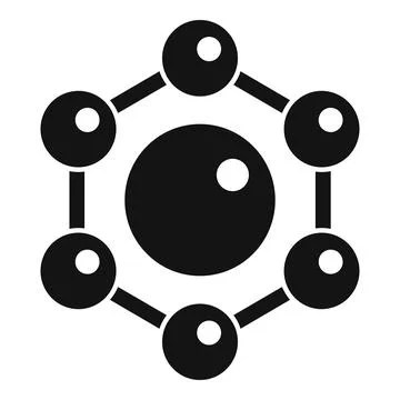 Black icon of network connectivity design Ilustración de archivo