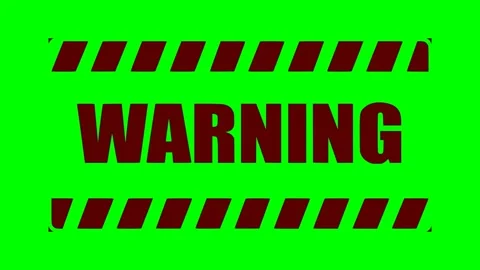 Black icon warning badge Stock Footage 339473089