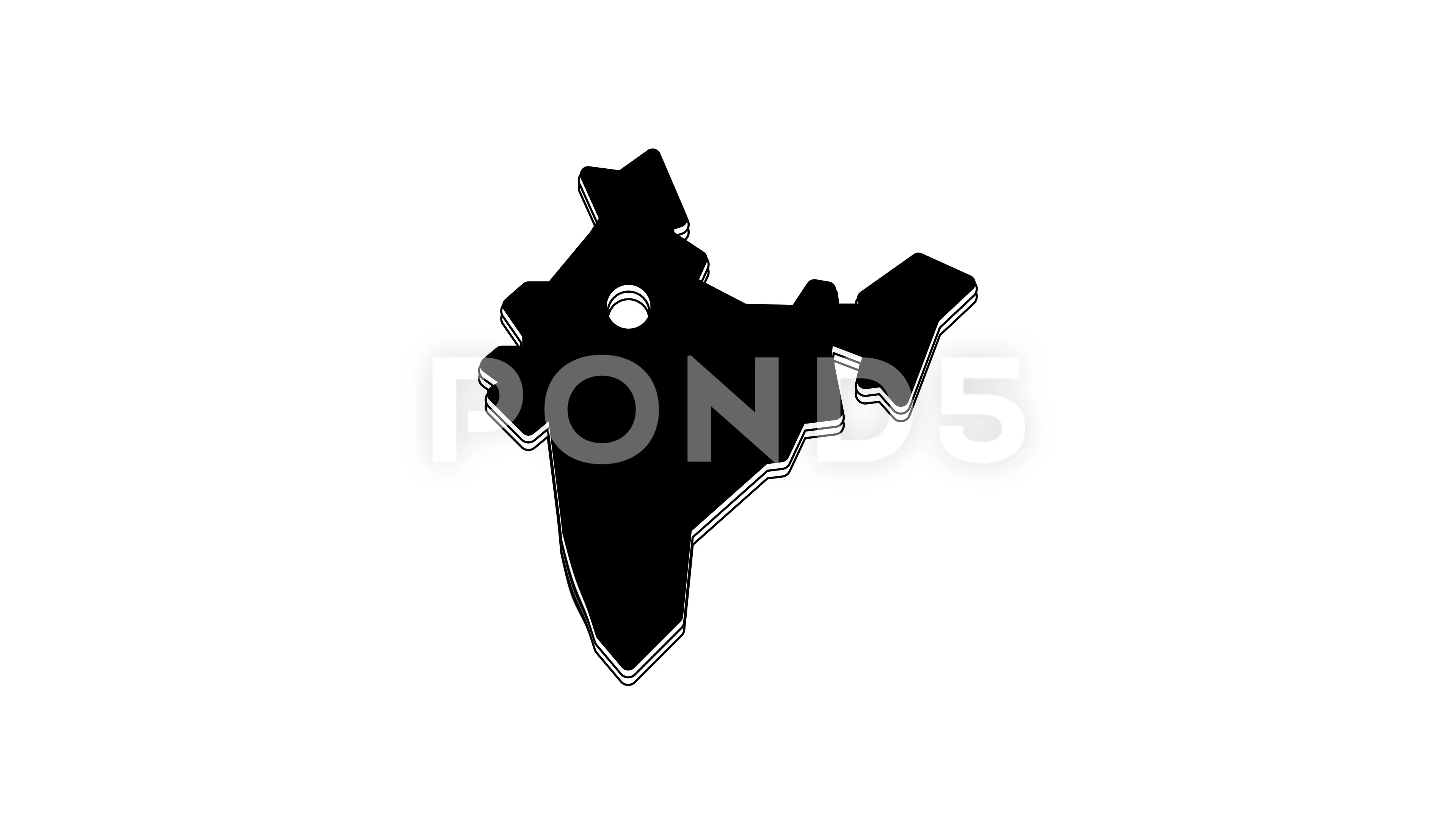 India Country Map Stock Illustration - Download Image Now - India, Map,  Vector - iStock