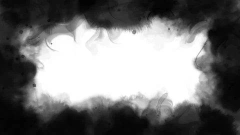 Black Ink Bleed Border Stock Footage 334730547