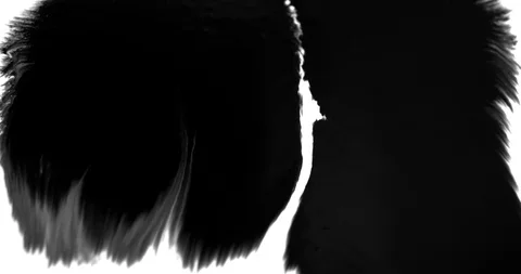 Black ink bleeding into background. Great luma matte Stock Footage 91483051