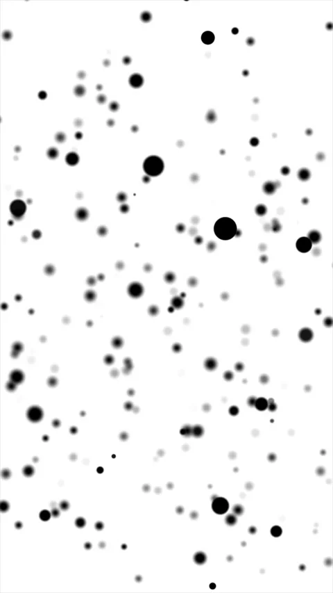 Black Ink Bubbles on White Video stock 312818415