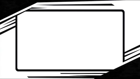 Black ink corner brush border frame for copy space text overlay hand drawn .. Stockbeeldmateriaal 339791778