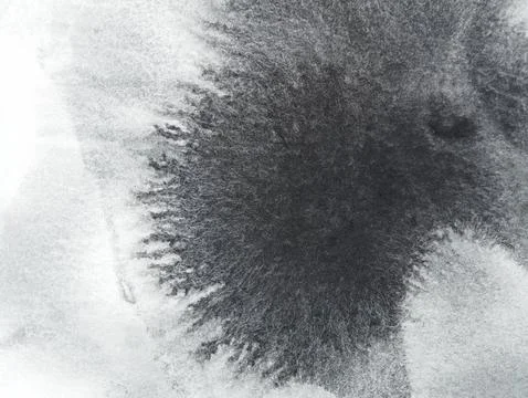 Black Ink Diffusion Pattern Stock-Fotos