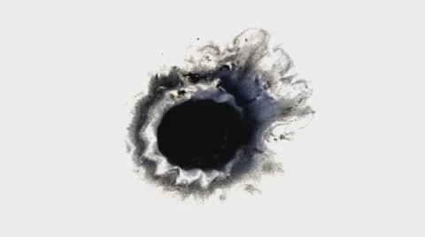 Black Ink Drop On White Background  Stock Footage 58763416