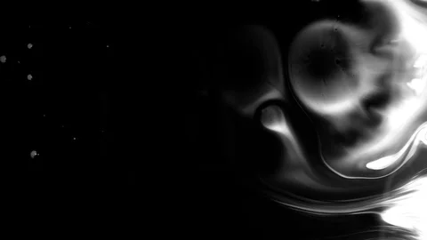 Black Ink Drops Stock Footage 74653746