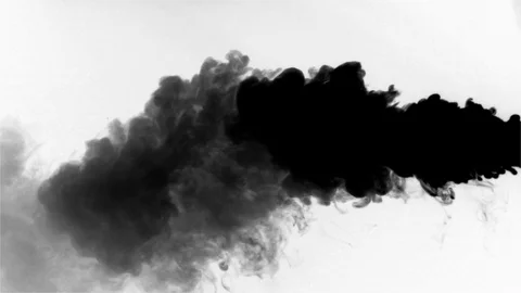 Black Ink Drops Stock Footage 74654868